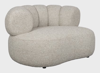 Dutchbone Fauteuil Duvane Bouclé - Beige
