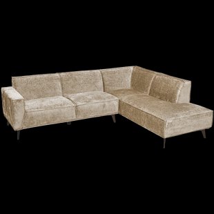Tower Living 2,5 zits Hoekbank Leeds Rechts, 268cm - Beige