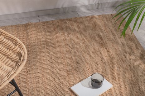 Nohr Vloerkleed Laszlo Jute, 200 x 300cm - Naturel