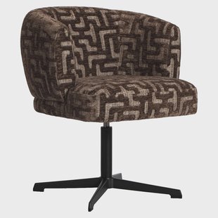 Richmond Eetkamerstoel Dinan Labyrinth - Brown