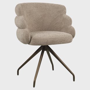 Richmond Draaibare Eetkamerstoel Kayla Boldweave - Mocca