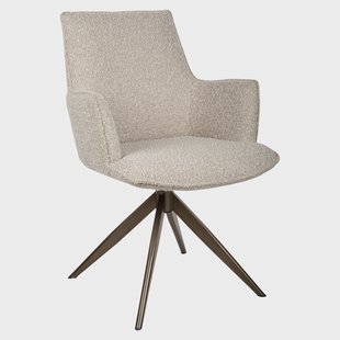 Richmond Draaibare Eetkamerstoel Dakota Chunky stof - Natural