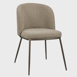 Richmond Eetkamerstoel Elvi Chunky stof - Mocca
