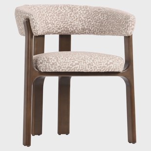 Richmond Eetkamerstoel Contigo Geo stof en hout - Natural