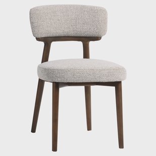 Richmond Eetkamerstoel Basker Fancy stof en hout - Natural