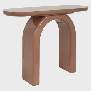 Richmond Ovale Sidetable Kourtney 120cm - Mocha Mousse
