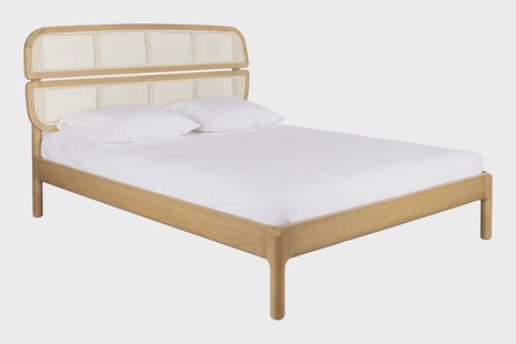 Zuiver Bed Storm Essenhout en webbing, 180 x 200cm - Naturel