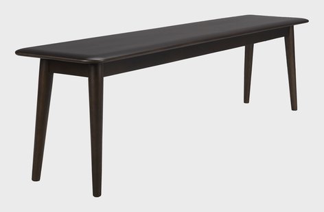 Dutchbone Bankje Elroy Hout, 160cm - Bruin