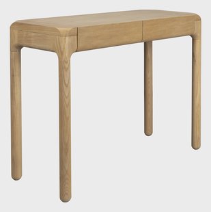 Zuiver Bureau Storm Essenhout, Met 2 lades - Naturel