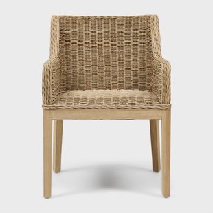 Rivièra Maison Eetkamerstoel Gassin Hout en rattan - Naturel