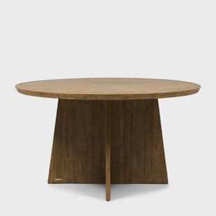 Rivièra Maison Ronde Eettafel Zermatt Eikenhout, 140cm - Naturel