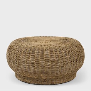 Rivièra Maison Ronde Salontafel Benoa Rattan, 80cm - Naturel