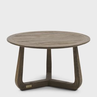 Rivièra Maison Ronde Salontafel Miller Eikenhout, 70cm - Bruin