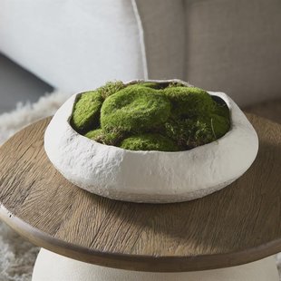 Rivièra Maison Schaal Cavallé Aluminium, 37cm - Wit