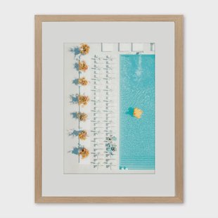 Rivièra Maison Wall Art Pool Escape 60 x 80cm - Blauw