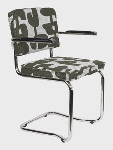 Zuiver Eetkamerstoel Ridge Kink, Deco - Groen