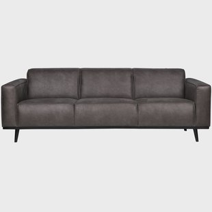 WOOOD 3-zits Bank Statement 230cm - Donkergrijs