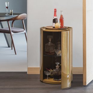 WOOOD Bijzettafel Sera 72cm - Honey Yellow - Rond