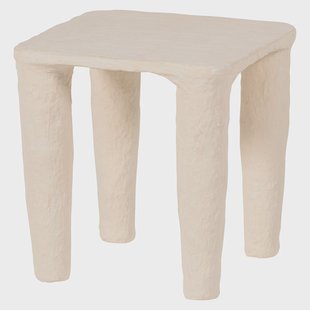 WOOOD Bijzettafel Vion 40cm - Off White - Vierkant
