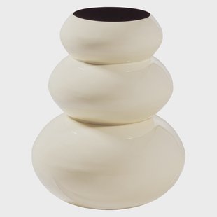WOOOD Vaas Tera, 35cm - Lchtgeel