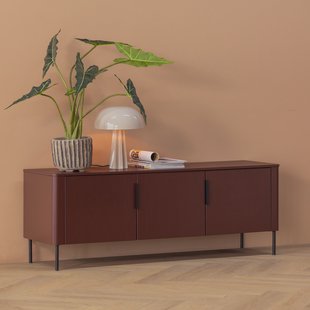 WOOOD TV-meubel Gunnar Grenenhout, 154cm - Bordeaux