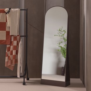 WOOOD Spiegel Solari 175 x 60cm - Donkerbruin - Passpiegel