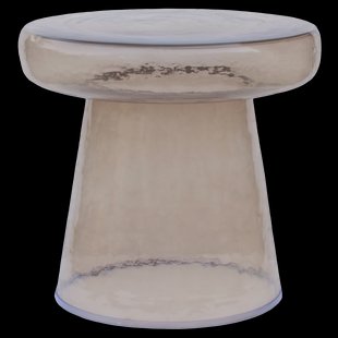 WOOOD Bijzettafel Loma 40cm - Bruin - Rond