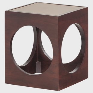 WOOOD Bijzettafel Trax Acaciahout, 37cm - Bruin - Vierkant