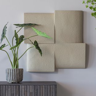WOOOD Wandpaneel Tide 86x86cm - Zand