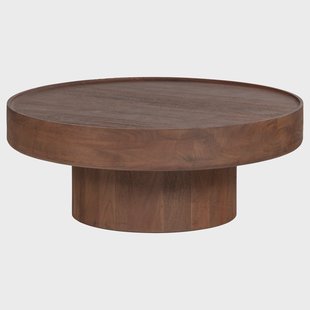 WOOOD Salontafel Dara Mangohout, 90cm - Bruin - Rond