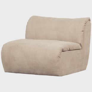 WOOOD Bank Baggy 1-zits, Chenille - Zand