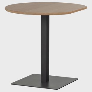 WOOOD Eettafel Tablo Eikenhout, Eindstuk, 79 x 73cm - Transparant