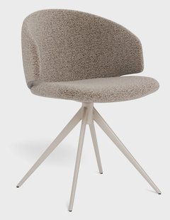Bendt Draaibare Eetkamerstoel Layla Bouclé - Beige