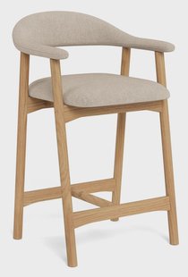 Bendt Barstoel Gerado Chenille (zithoogte 64cm) - Zand