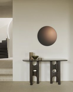 Ethnicraft Sidetable Flow Mahonie - Rose Brown