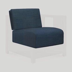 Ethnicraft Fauteuil Roan Kussen Zonder Frame - Ink