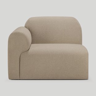 Ethnicraft Modulaire Bank Bulky Hoek Arm Rechts - Almond