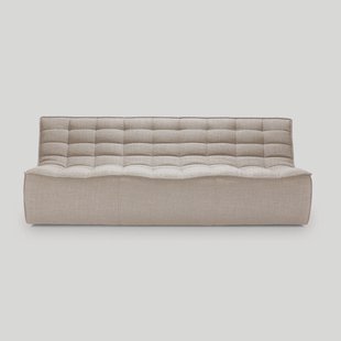 Ethnicraft Modulaire Bank N701 UK Residentieel 3-zits - Beige