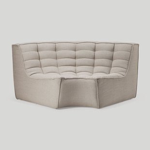 Ethnicraft Ronde Zitbank N701 UK Residentieel - Beige