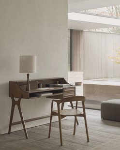 Ethnicraft Bureau Flow Teak - Wild Brown