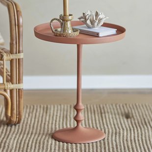 Bloomingville Ronde Bijzettafel Anjou 37cm - Oranje