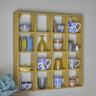Bloomingville Wandrek Bekka 70 x 70cm - Geel