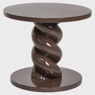Richmond Ronde Bijzettafel Celeste, Ø55cm - Kastanje