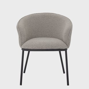 Bloomingville Eetkamerstoel Cortone Bouclé - Grijs
