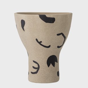 Bloomingville Vaas Nans 27cm hoog - bruin terracotta