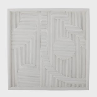 Bloomingville Wanddecoratie Patina 42 x 42cm - Wit