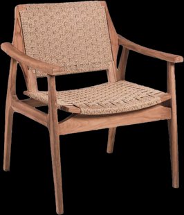 Livingfurn Tuinstoel Silla Teakhout - Naturel