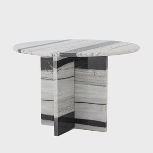 Bloomingville Ronde Salontafel Rosito Marmer 61cm - Wit