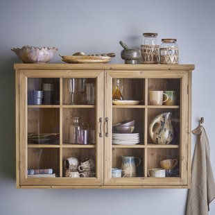 Bloomingville Wandkast Ruthie Grenen, 110cm - Naturel