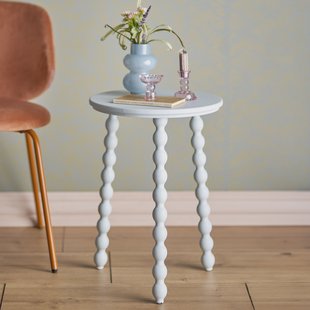 Bloomingville Ronde Bijzettafel Salino 41cm - Blauw